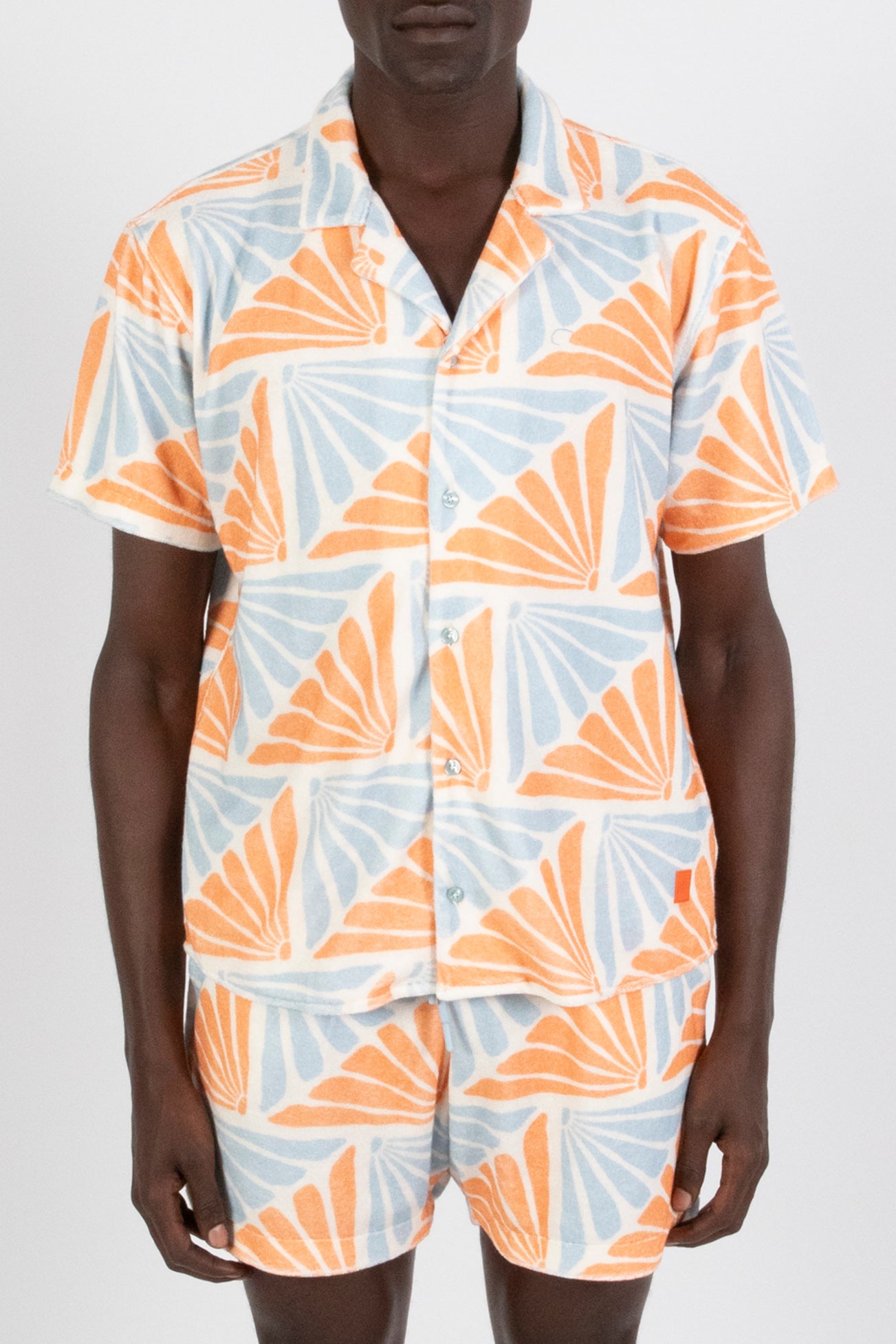 Breeze Terry Polo Button Down