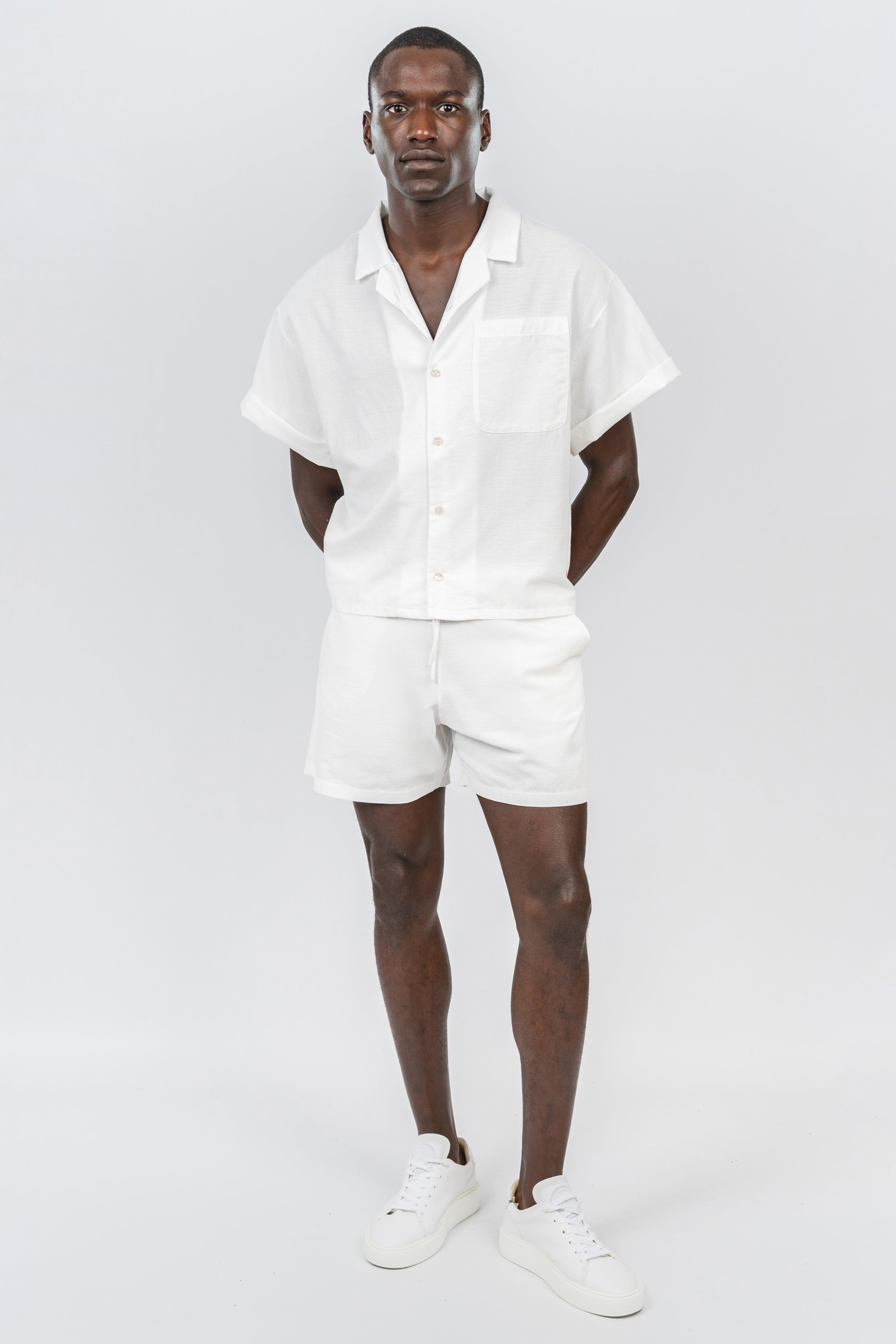 drt_Flow_Linen_L/S_Button_Down_white_shirt_model_front