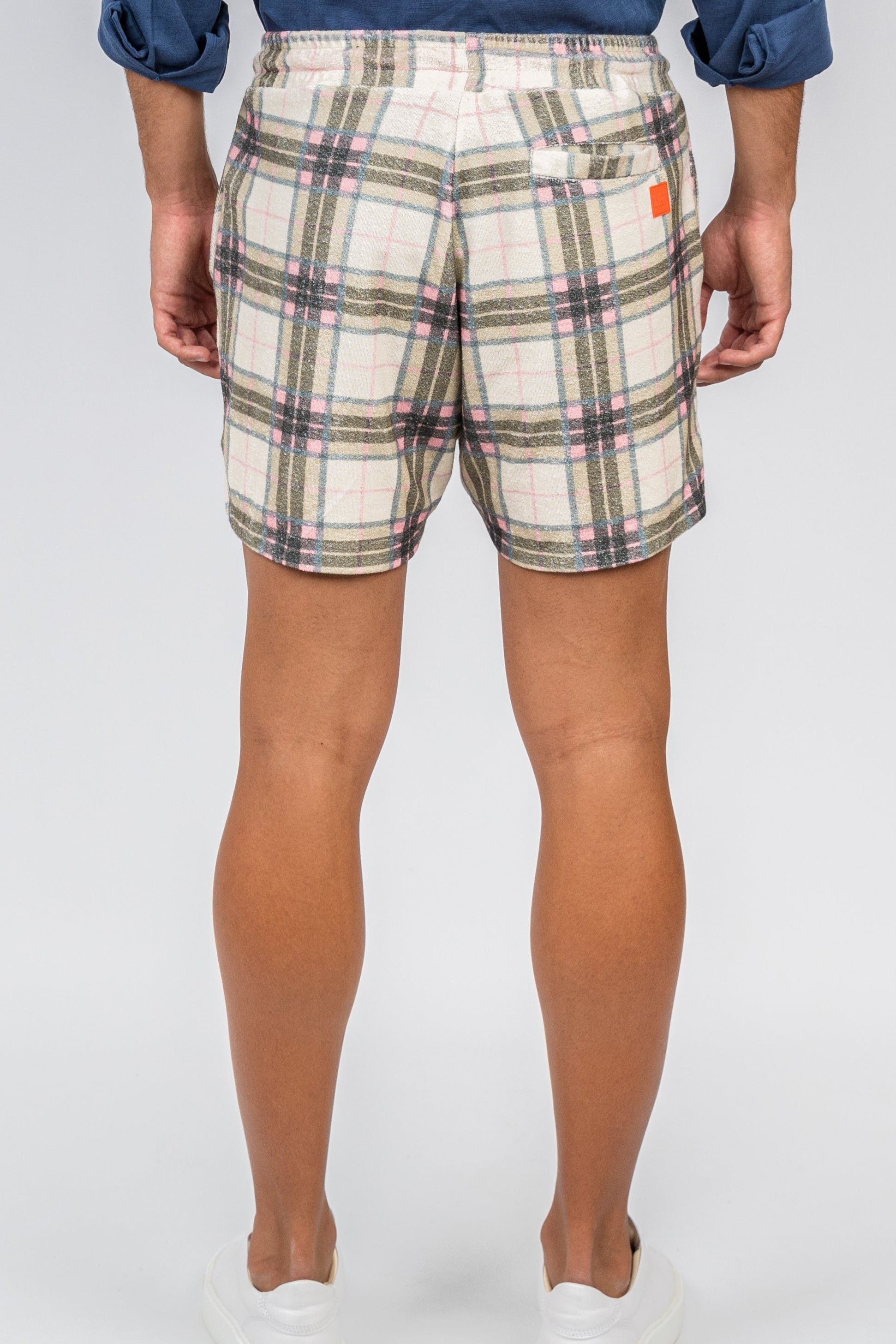 drt_Summer_Plaid_Retro_Terry_Short_back